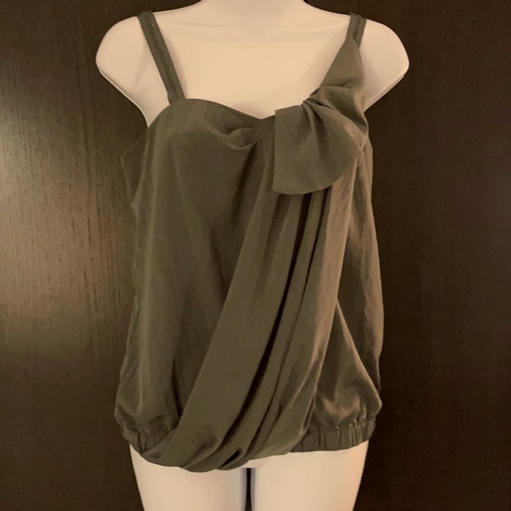 Rachel Roy Sleeveless Top w Exposed Zipper SZ Sm